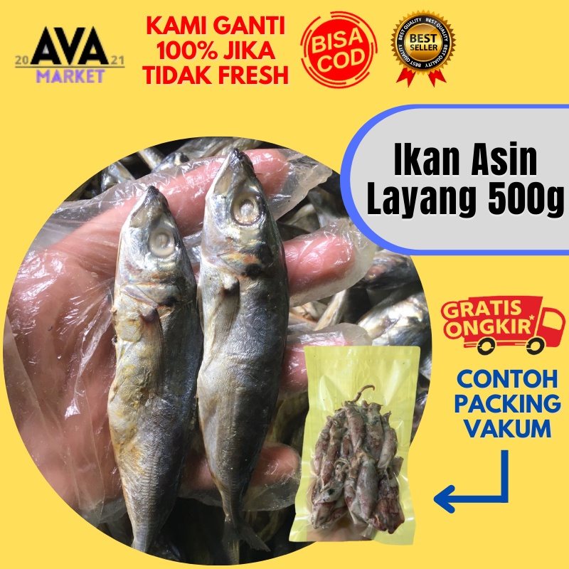 

Ikan Asin Layang Klotok Grade A 250 500 Gram