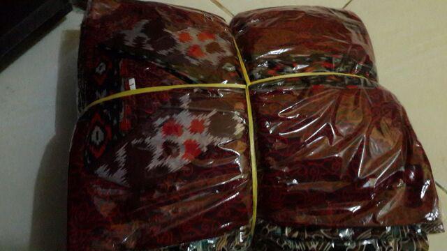 Warung Batik Kemeja Batik  Lengan Panjang Pendek Pekalongan Padi M L Xl Sogan Halus Kemeja Batik