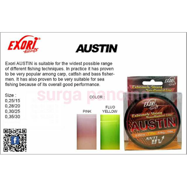 Senar Pancing galatama exori Austin