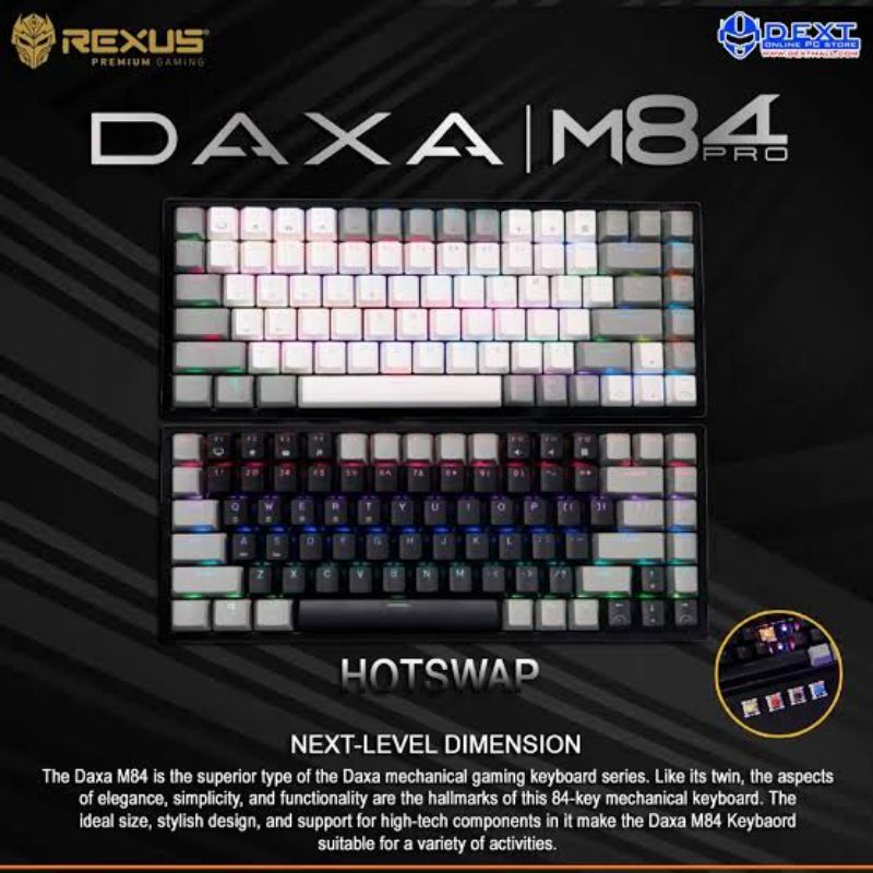 Mechanical Keyboard Rexus Daxa M84 Pro