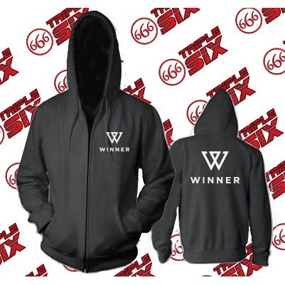 Jaket Hoodie zipper Kpop Winner