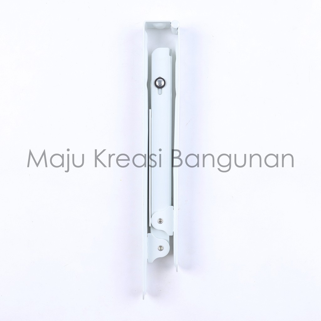 Siku Rak Lipat SOLIGEN 20cm x 20 cm 30cm x 30 cm Folding Shelf Bracket Ambalan Meja Besi Putih