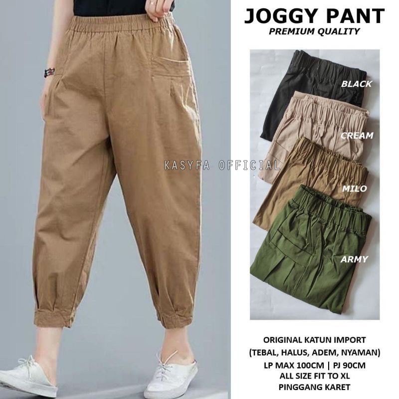 HINATA PANTS JOGGY PANTS // CELANA TULIP KATUN TWILL KANTONG