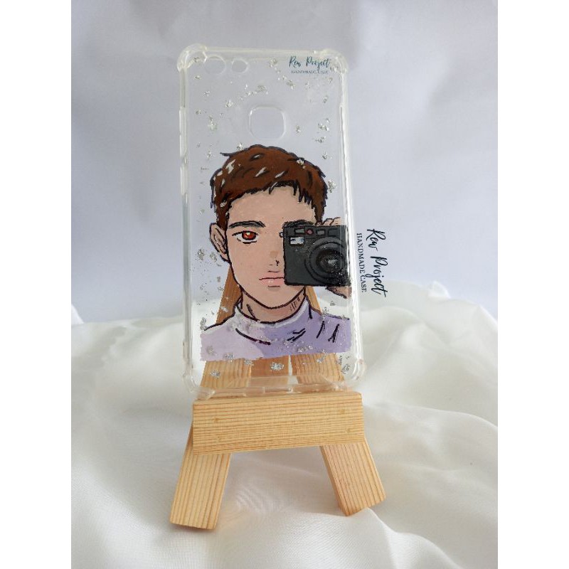 Rewproject Hanfmade Custom Resin Case Glow in the Dark Anime/Cartoon Painting