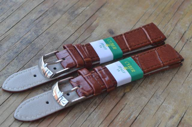 Strap Tali jam tangan cyber coklat muda 18 mm