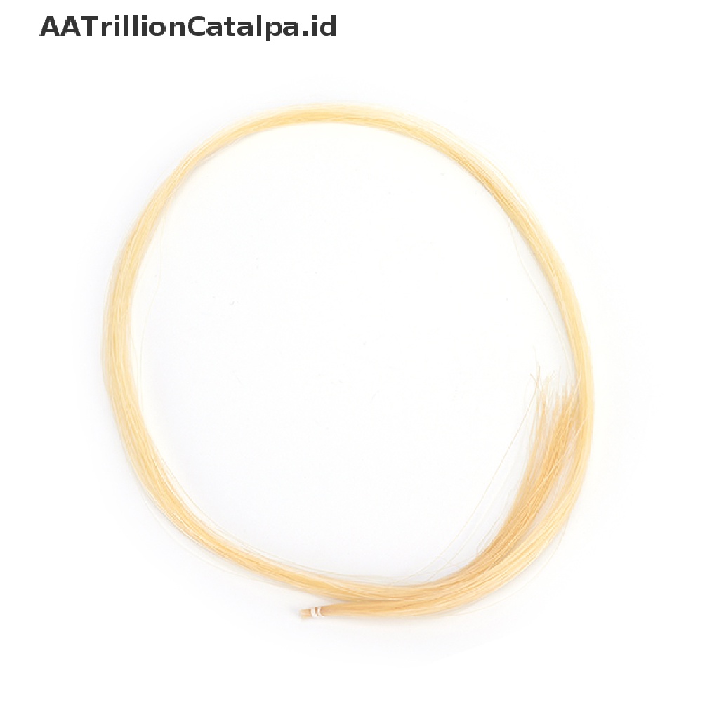 Aatrillioncatalpa 1pc hair bow 32 80cm Warna Putih Untuk Biola cello