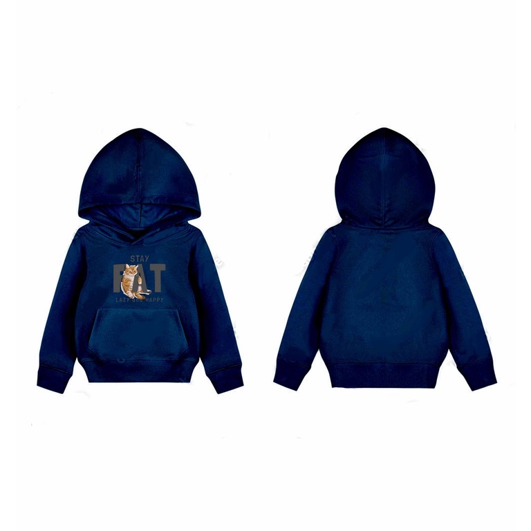 Hoodie Anak Stay Fat Hoodie Pakaian Fleece M - XL