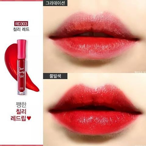COD / Etude House Dear Darling Water Gel Tint BR401 OR201 OR202 OR203 OR204 PK001 RD303 RD304 BK801