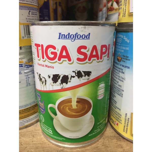 

Indofood Tiga Sapi 490 gr Susu Kental Manis