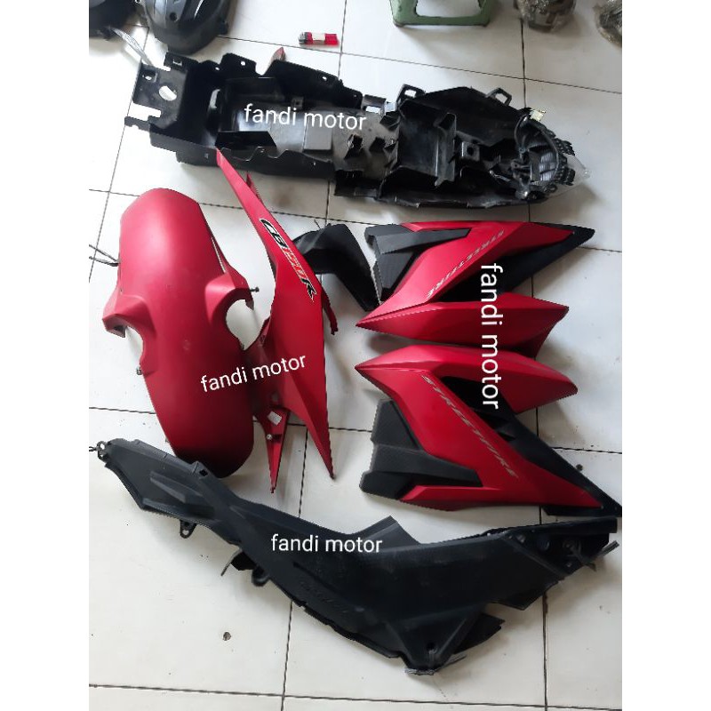 body full set cb 150r led v3 2019 2020 merah doff