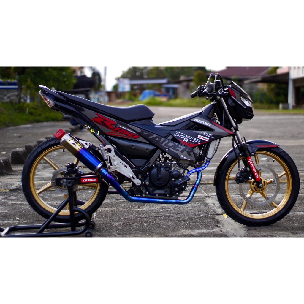 STRIPING SATRIA FU INJEKSI - FU FI VARIASI RAIDER 150