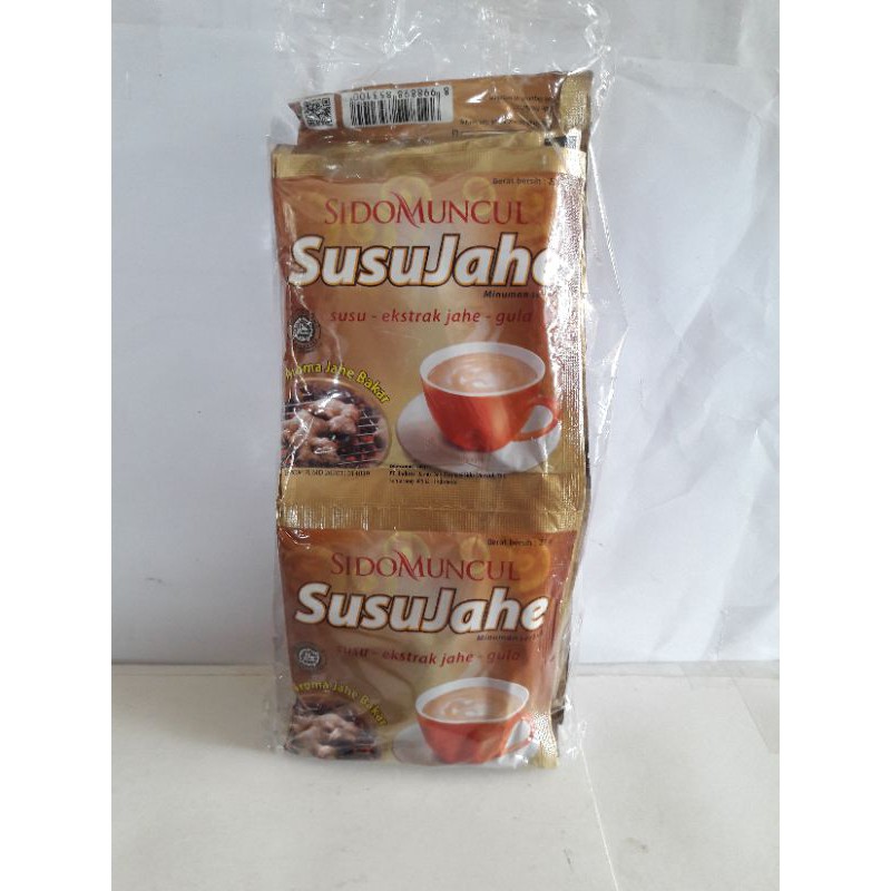 

susu jahe sido muncul sachet 27g 1pak(isi 10pcs)