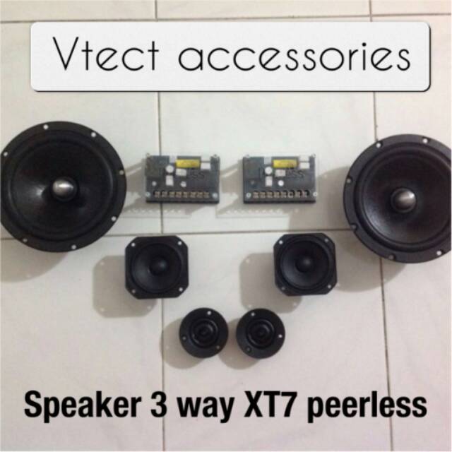 Speaker 3 way peerless XT7