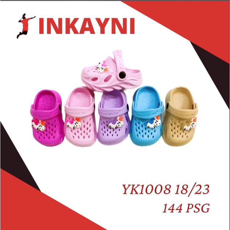 YK1008 Sandal Baim Anak Cewek Karakter Unicorn Lucu Unik Ukuran 18-23