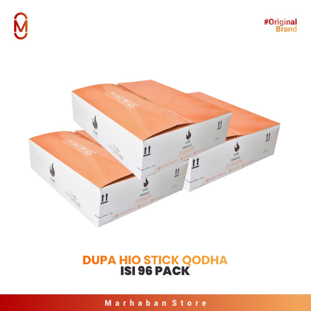 Dupa Hio Stick Bukhur Qodha 1 Karton isi 96 pack Buhur Hio Stik Gaharu Qodha Aromaterapi