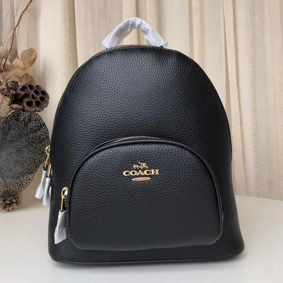 COACH 997 Tas Sekolah Kapasitas Besar Klasik Besar Ransel Ritsleting Ganda Fashion Tas Sekolah Baru