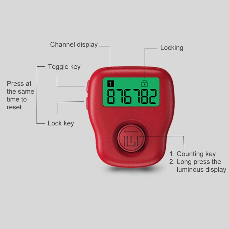 Btsg Tally Counteralat Hitung Tally Counter Digital Dengan Layar LCD