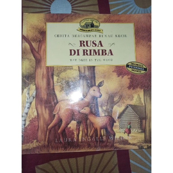 Buku cerita anak Bilingual English Indonesia - cerita bergambar rumah kecil - Little House LAURA ING