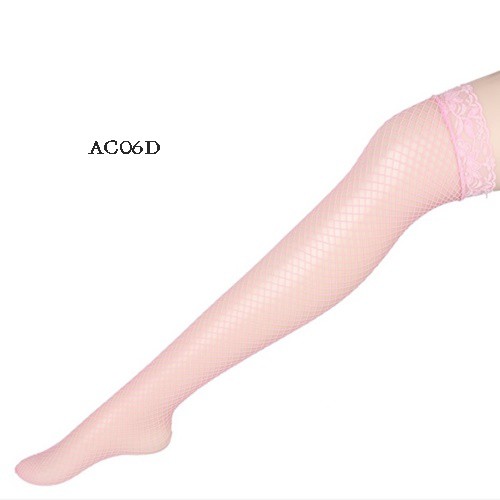 [BISA COD] STOCKING WANITA SEKSI TRANSPARAN PINK AC06D