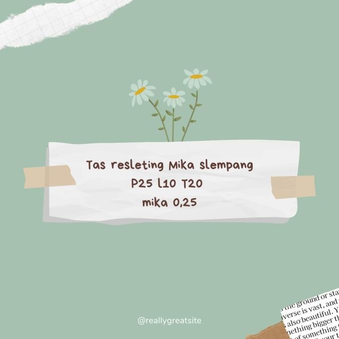 

tas ulang tahun resleting slempang 0,25 25x10x20