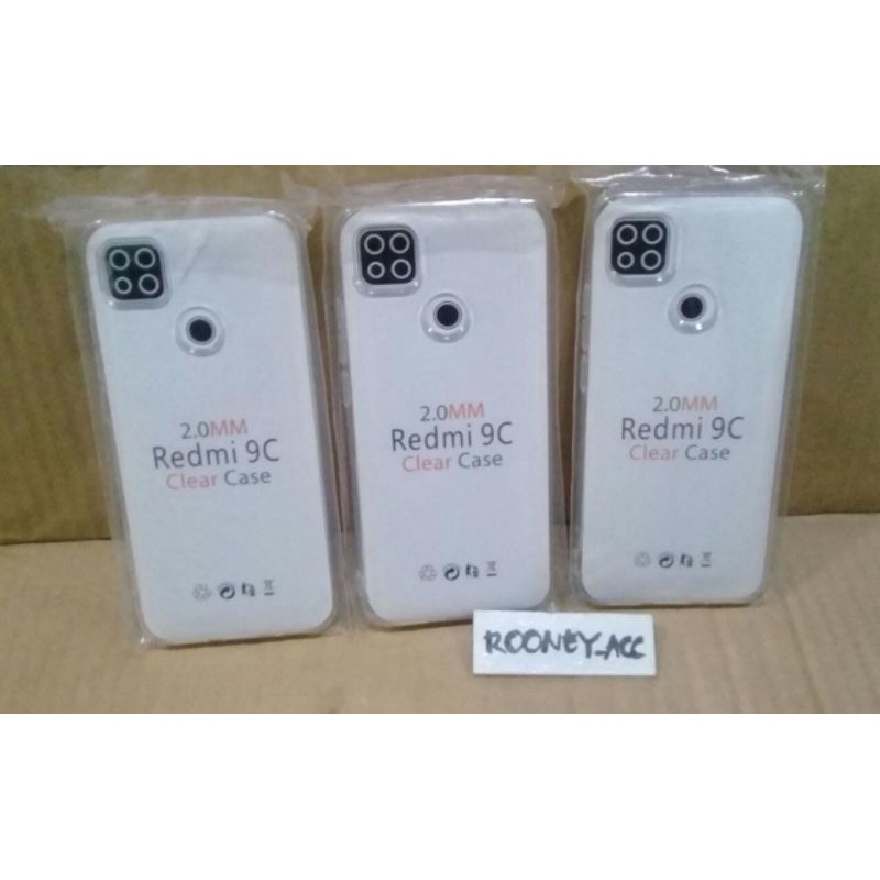 SOFT CLEAR CASE REDMI 9C GROSIR MURAH/SILICON CASE MODEL ORI REDMI 9C/SILIKON REDMI 9C KUALITAS SIP