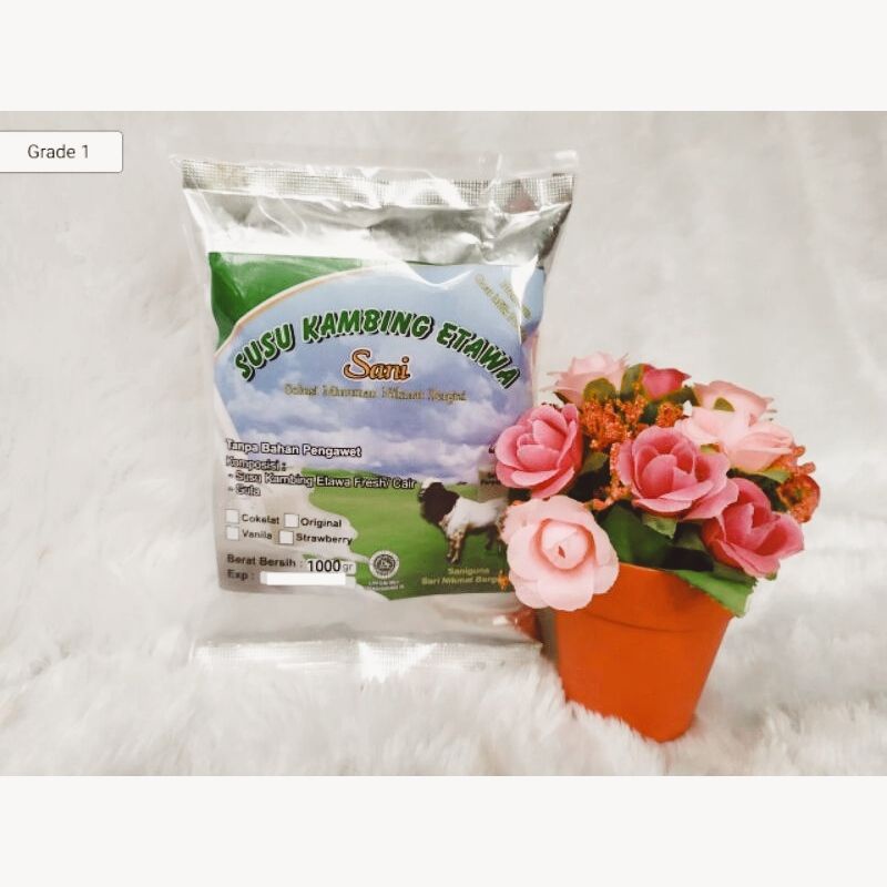 

susu kambing bubuk 1 kg Aluminium foil
