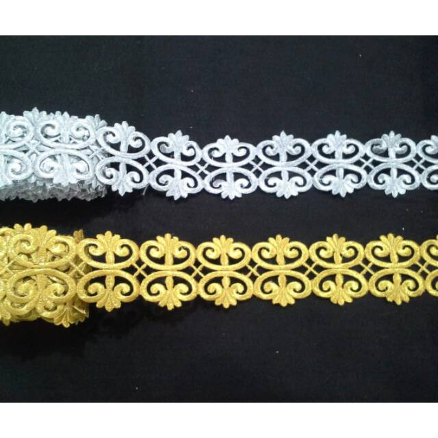 Renda Bordir | Renda kebaya |Renda Gamis