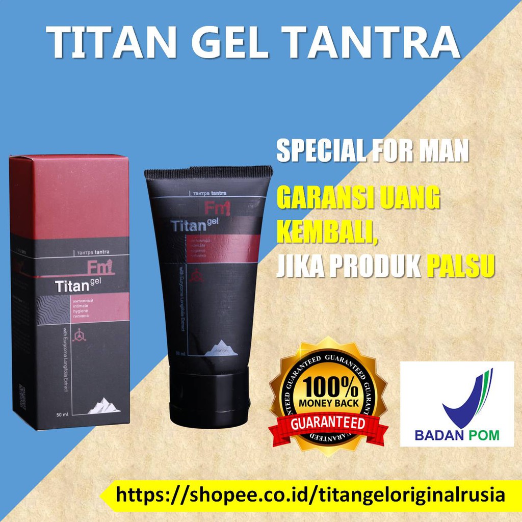 Titan Gel Titan Gel Original Pembesar Penis Pria obat kuat sex pria obat kuat pria Permanen