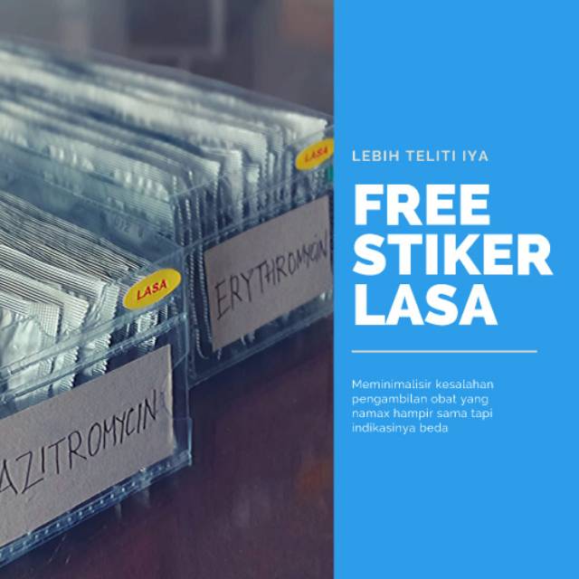 Tempat obat berbahan plastik mika