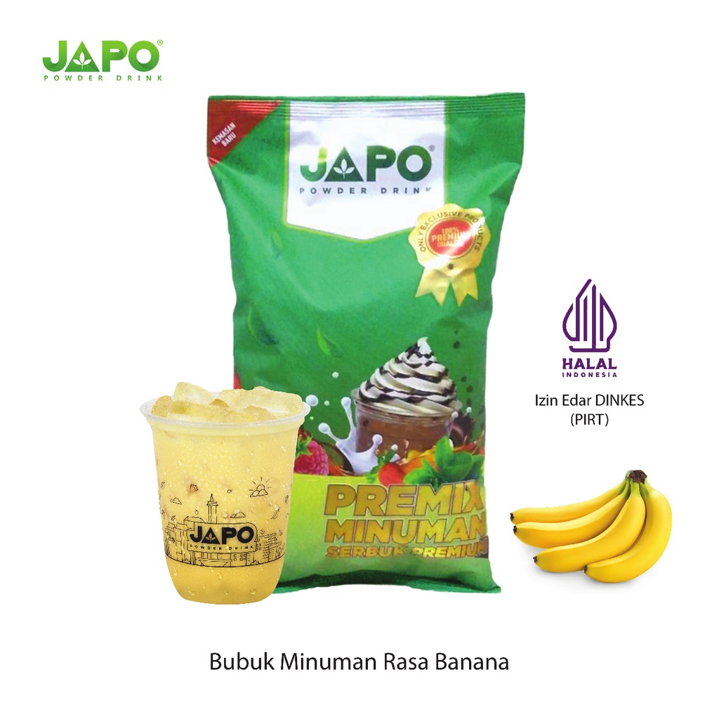 

JAPO Bubuk Minuman Banana 1 kg