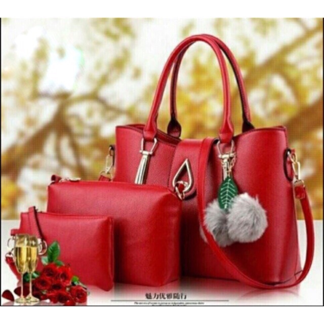 (COD)Handbag Wanita Air 3in1 termurah Tas Fashion Wanita