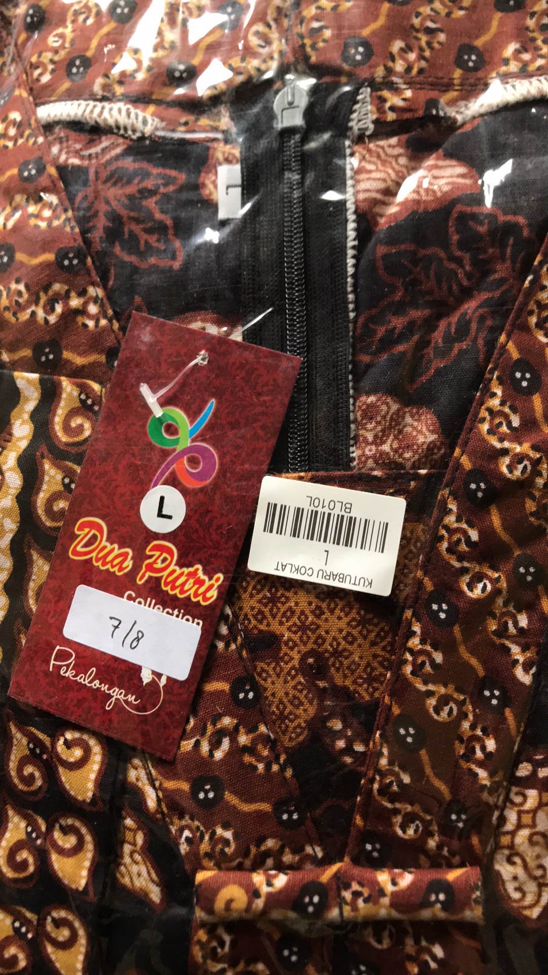 Atasan Batik S.m.l.xl.xxl.3l.4l.5l Blouse Batik Wanita Motif Mahabaten