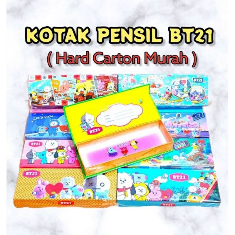 

KOTAK PENSIL MAGNET BT21 HARD CARTON MURAH