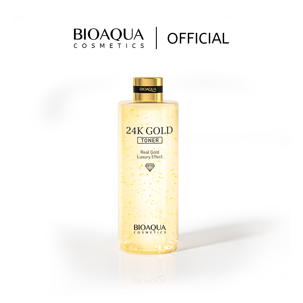 [COD] Bioaqua 24K Gold Toner 300 ML Hydrating Toner Melembabkan Kulit Wajah Kering