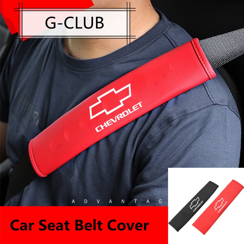 G-club Cover Sabuk Pengaman Mobil Bahan Kulit Untuk Chevrolet