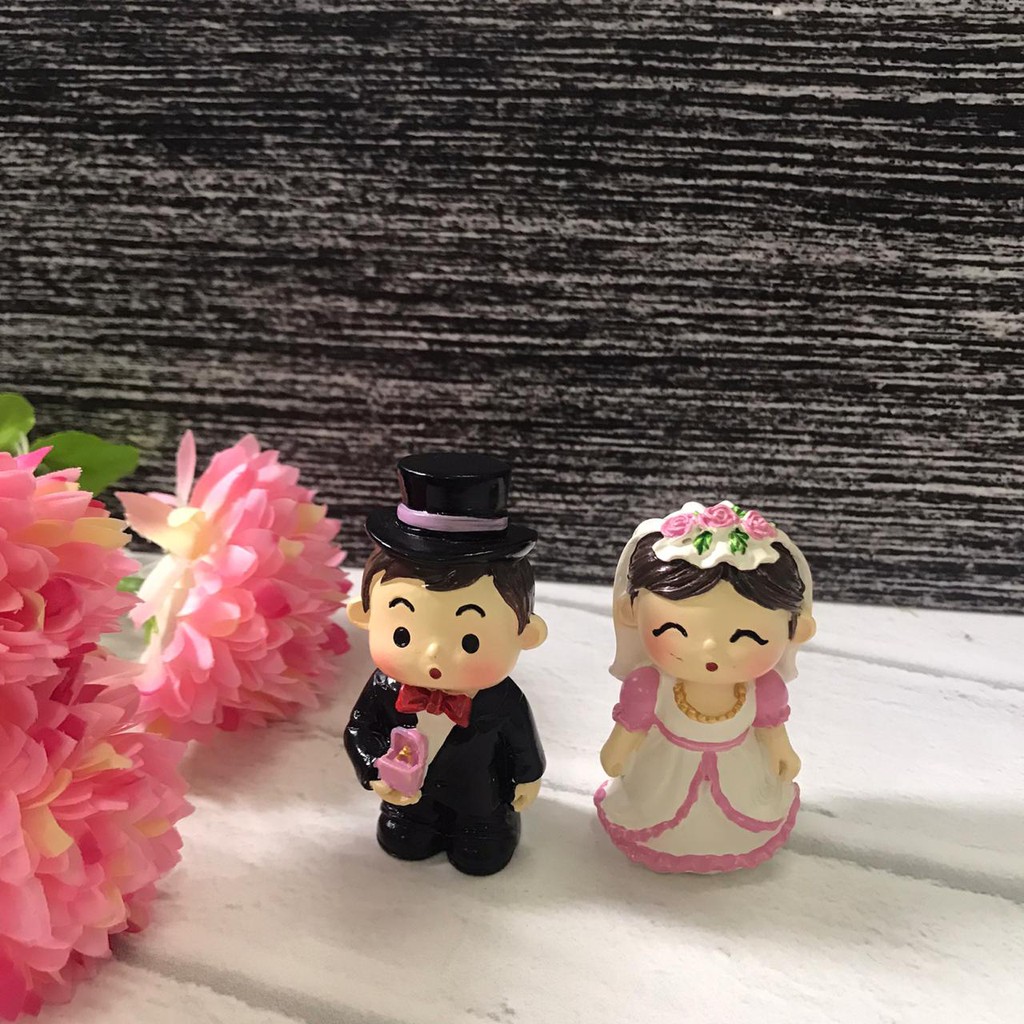 Pajangan Couple Wedding ukuran mini
