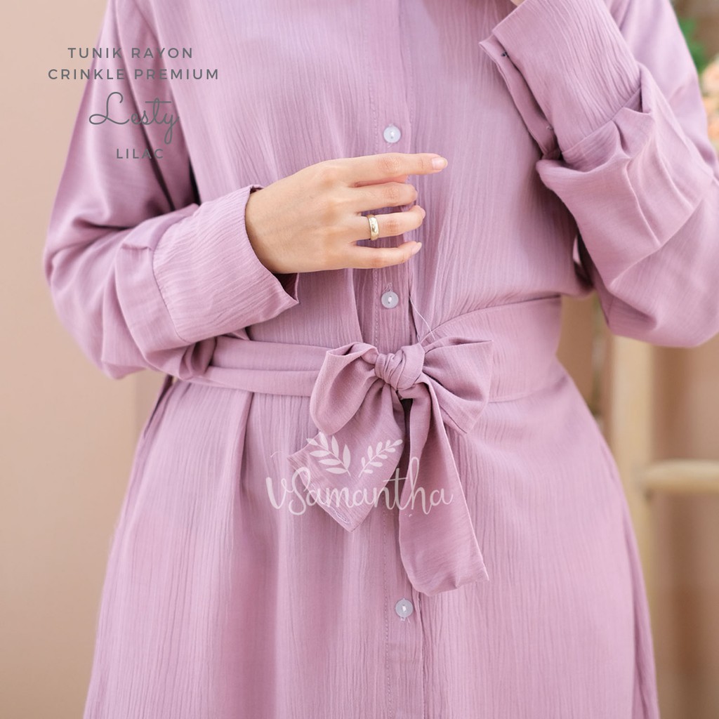 Tunik Rayon Crinkle Premium Lesty