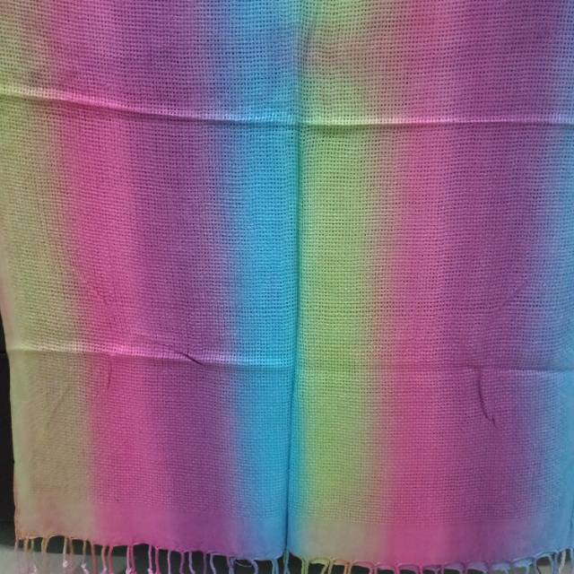 Pashmina Dian Pelangi Original (Preloved)