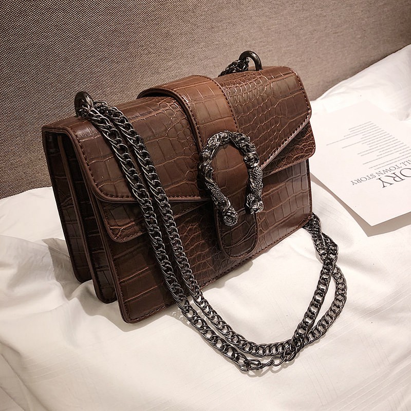 K8996 - BLACK/BROWN/RED/WHITE - TAS SLEMPANG TALI RANTAI IMPORT TAS WANITA FASHION IMPORT MODIS ELEGAN TERMURAH TERLARIS TERBARU BAGSTORE JAKARTA TAS BATAM JT0193 CR7005 VC86732 BQ2656 KPC8996 LT1104 ELJ5067