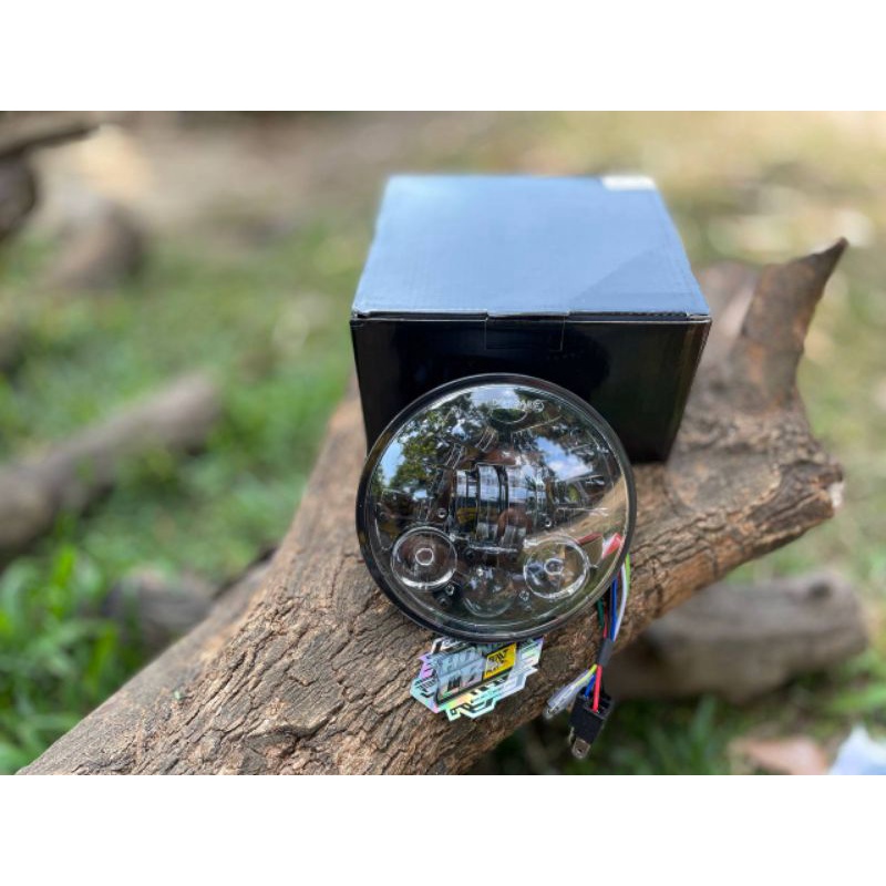 DAYMAKER LAMPU DEPAN HEADLAMP DAYMAKER 16 LED 5,57 INCH IMPORT CB GL MEGAPRO TIGER VESPA RX KING IMP