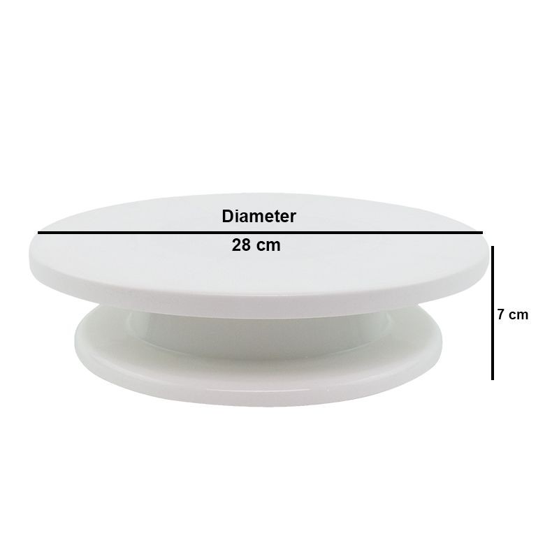Cake turntable/ meja putar dekorasi kue 28cm MH462