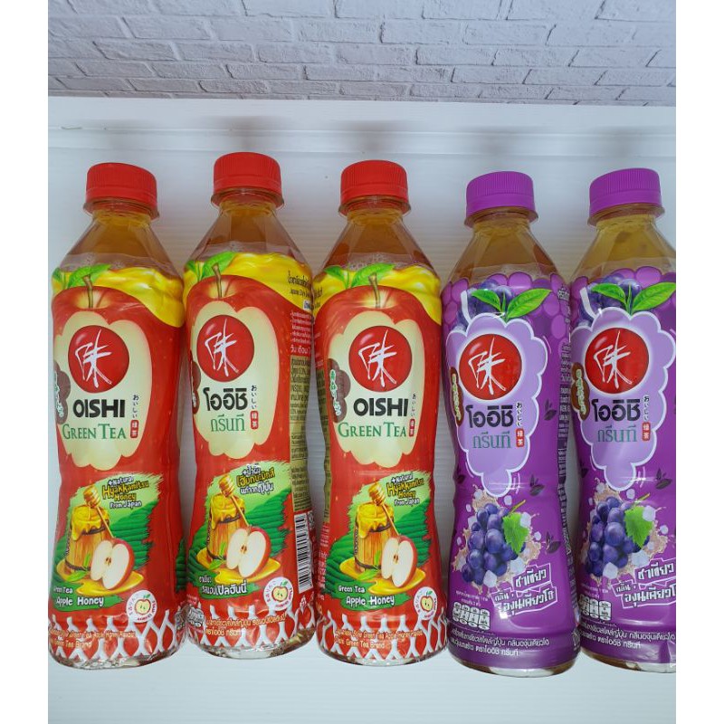 Jual OISHII GREEN TEA GRAPE & APPLE HONEY THAILAND Shopee Indonesia