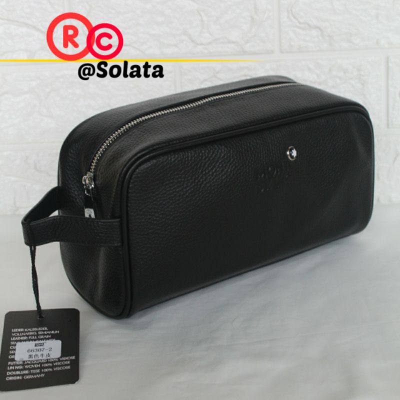 Handbag Pria Wanita / Clutch Pria Wanita Kulit Asli / PouchBag Super