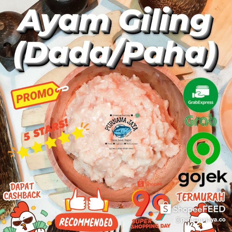 

Ayam Giling Dada / Paha (Bandung)