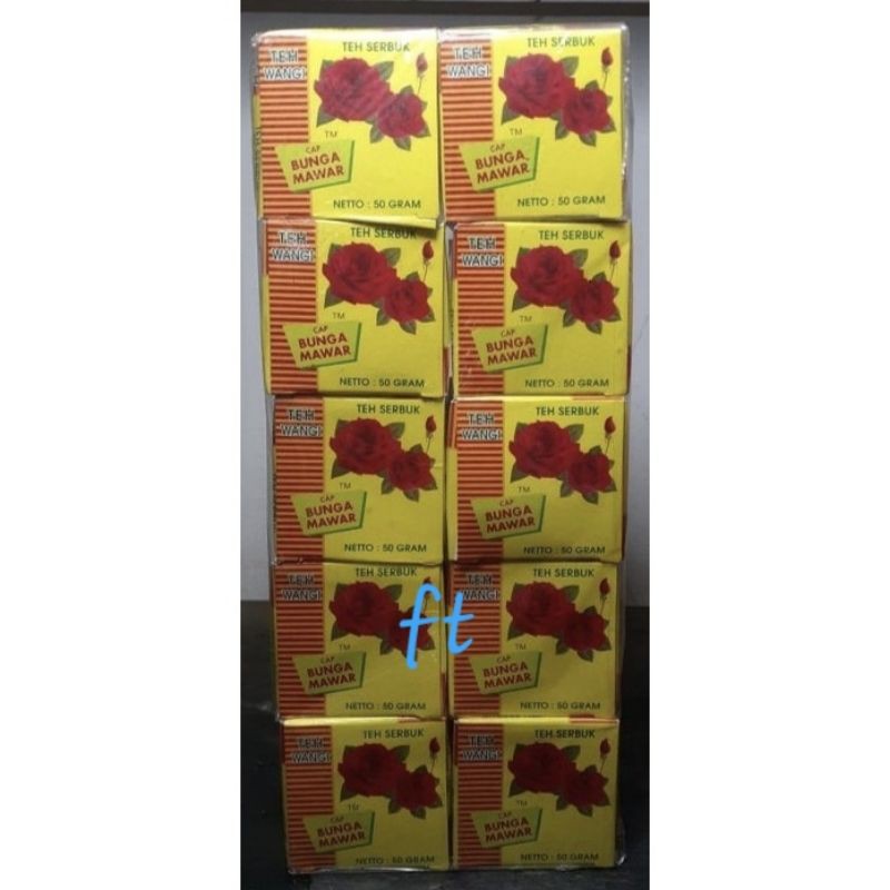 

Teh Cap Mawar Bubuk 1 pak