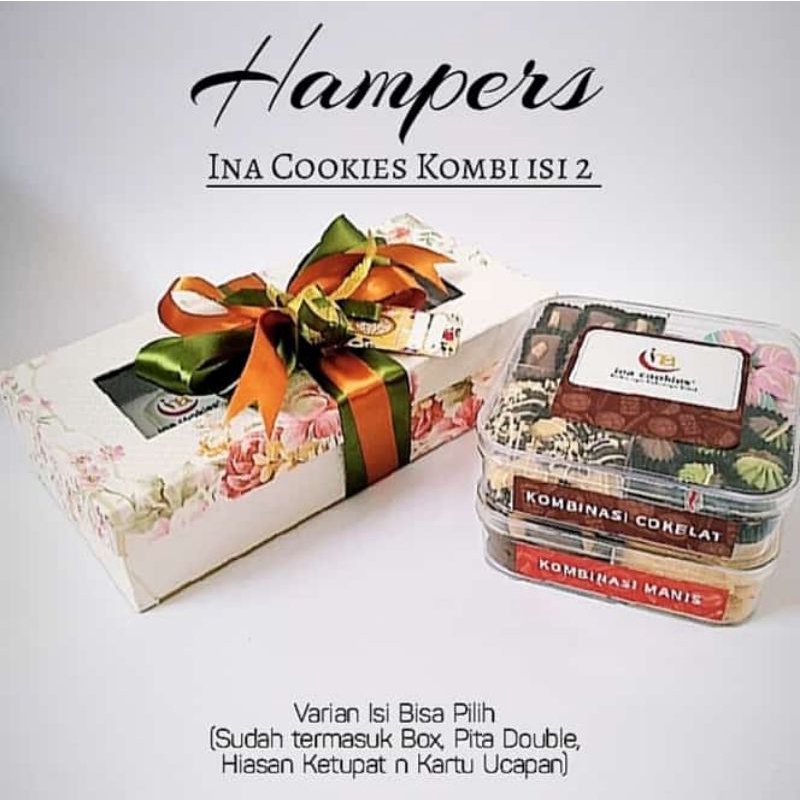 

INA COOKIES KOMBINASI, HAMPERS INA COOKIES, HAMPERS LEBARAN, KUE KERING INA COOKIES, KUE KERING LEBARAN