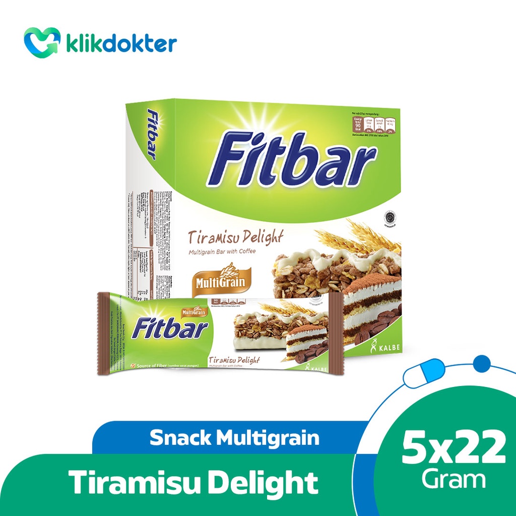 

Fitbar Multigrain Tiramisu Delight 5X22gr