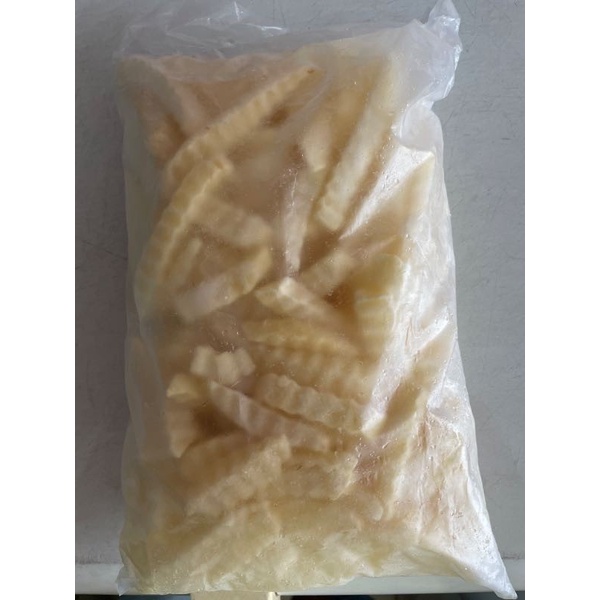 

Kentang frozen goreng crinkle cut 1kg