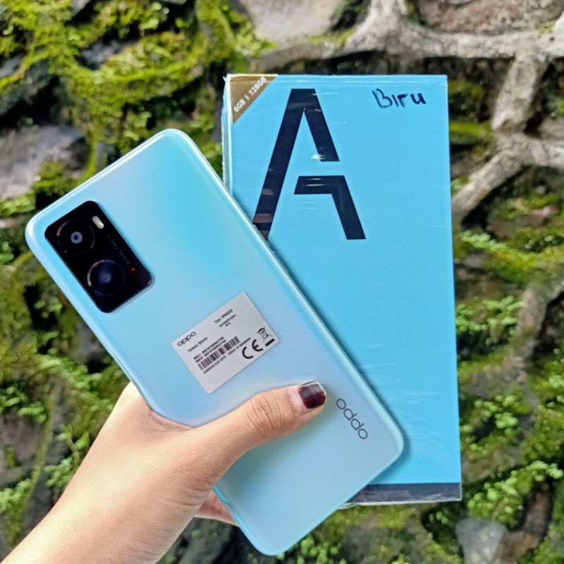 OPPO A76 6/128GB / HP DUS / GARANSI RESMI 8 BULAN / MULUS NO MINUS SUPER ISTIMEWA / HP SECOND / GARA