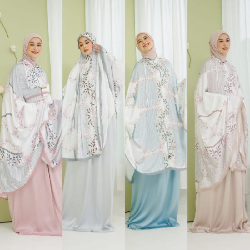 Mukena Imut 2 in 1 Travel Armani Silk Premium by Moscha Hijab